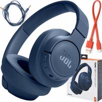 Bevielės ausinės JBL Tune 720BT, mėlynos, lankstomos, USB-C