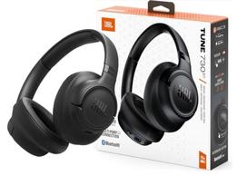 Bevielės ant ausų ausinės JBL Tune730-BT, juodos, Bluetooth, 97 dB