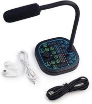 Mikrofonas su 16 balso efektų, USB-C, žaidimams ir transliacijoms