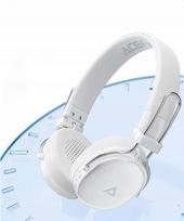 Bevielės Bluetooth ausinės H7 su ANC, 60 h veikimo laikas, gilus bosas, 7 spalvų apsauginės pagalvėlės
