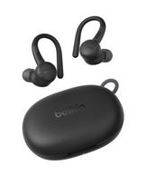 Belaidės ausinės Belkin SoundForm ActiveFit, IP54, USB-C, 36 val., juodos