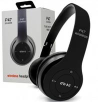Belaidės Bluetooth ausinės P47 su mikrofonu ir MP3