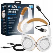 Belaidės ausinės su mikrofonu, ANC, Bluetooth 6.0, AUX laidu, Webski