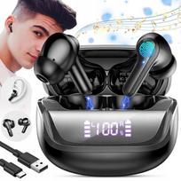 Belaidės Bluetooth sportinės ausinės TWS su triukšmo slopinimu