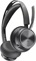 Belaidės ausinės Poly Voyager Focus 2, Bluetooth, ANC, USB-C, 25 val., juodos