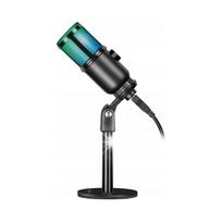 Laidinis mikrofonas Defender GLOW GMC 400 su STREAM RGB stovu, USB