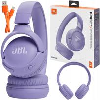 Belaidės ausinės JBL Tune 520BT, violetinės, ausims, Bluetooth, sodrus bosas