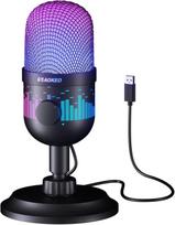 USB kondensatorinis mikrofonas žaidimams, RGB, PC/Mac/PS4/PS5, kardioidinis