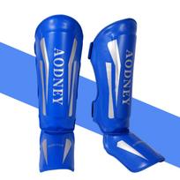 Muay Thai Shin Guards with Ankle & Foot Protection for Taekwondo and Boxing M [145-165cm] juoda