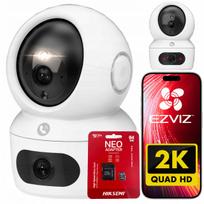 Vaizdo stebėjimo kamera EZVIZ H7C, 4 Mpx, besisukanti, dviguba optika, su 64GB kortele