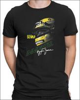 The Legend Ayrton Senna Men's shirt formula fans t-shirt L juoda