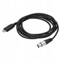 USB į XLR moteriškas mikrofono laidas