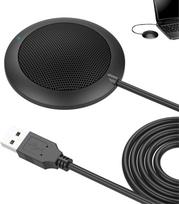 Stereofoninis kondensatorinis mikrofonas su USB, visakryptis, 360° konferencijoms