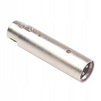 XLR adapteris: 3 pin vyriškas į 5 pin moterišką DMX