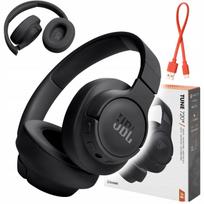 Belaidės ausinės JBL TUNE 720BT, Bluetooth, juodos, USB-C