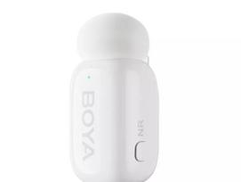 Belaidis mikrofonas BOYA MINI-13, 2,4 GHz, Lightning ir USB-C, baltas