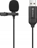 USB prisegamas mikrofonas Sandberg Streamer