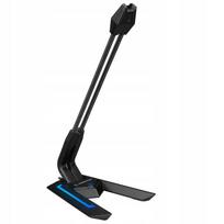 Stalinis USB mikrofonas Rampage SN-RM7X su mėlynu LED, metaliniu 60° laikikliu, 1,5 m