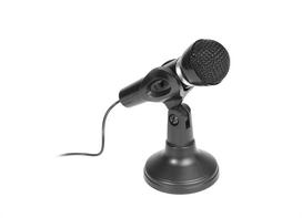 Studijinis mikrofonas su lanksčiu laikikliu, tinkamas Skype ir VoIP