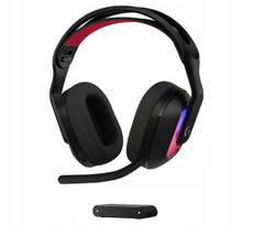 Belaidės ausinės su mikrofonu Logitech G A20 X, juodos