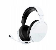 Belaidės ausinės HyperX Cloud Stinger 3, baltos, ant ausų