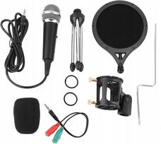 Kondensatorinis mikrofonų rinkinys karaoke studijai Zhoul Set U