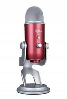 USB mikrofonas Blue Yeti, metalinės raudonos spalvos