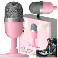 Kondensatorinis mikrofonas Razer Seiren Mini, rožinis
