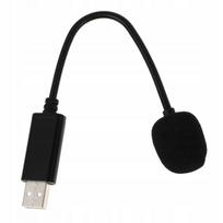 USB lankstus juodas kondensatorinis mikrofonas kompiuteriui
