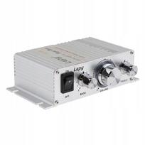 Garso stiprintuvas D klasės, 2x15W, 12V, 2 kanalų, mini, namams ir automobiliui