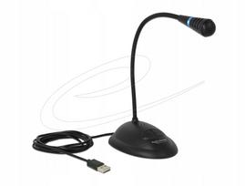 USB mikrofonas su stoveliu ir išjungimo jungikliu Delock 65871