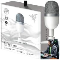 Kompaktiškas mikrofonas Razer Seiren Mini, baltas