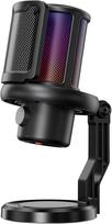 USB žaidimų mikrofonas su RGB, triukšmo mažinimu ir stovu