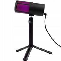 Kondensatorinis mikrofonas THRONMAX M8P RGB USB Pulse Pro, 96 kHz, juodas