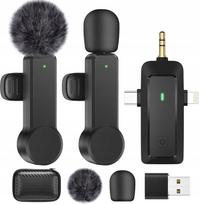 Belaidis 4 in 1 atlenkiamas mikrofonas Lavalier K70 BZXZB
