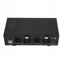 48 V fantominio maitinimo blokas XLR mikrofonams
