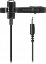 Mikrofonas Speedlink SPES su 3,5 mm jungtimi, triukšmo slopinimas, tinka kompiuteriui ir išmaniajam telefonui