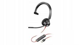 Laidinės ausinės POLY Blackwire 3310 su Microsoft Teams sertifikatu, USB-A