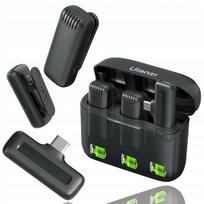Belaidis kaklo mikrofonas su USB-C imtuvu ir siųstuvu