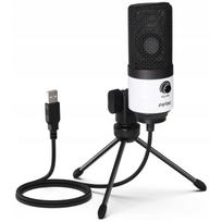 Studijinis mikrofonas Fifine K669BW, USB, kardioidinis, baltas, 16 mm