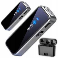 Belaidės mikrofonų rinkinys su powerbank, tinka iPhone 5–14