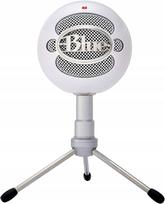 USB mikrofonas Blue Microphones Snowball iCE, baltas, su stovu
