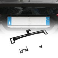 Automobilio numerio rėmelis su metaline galinio vaizdo kamera
