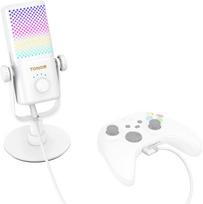 Žaidimų mikrofonas su RGB apšvietimu, stereo, 30 val. veikimo laikas, tinka Xbox, kondensatorinis