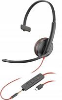 Laidinės ausinės HP Poly Blackwire C3215, viena ausinė, su dėklu