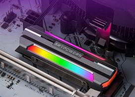 M.2 NVMe SSD aušintuvas su ARGB apšvietimu