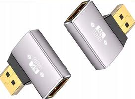 DisplayPort kampinis adapteris DP į DP, 8K UHD