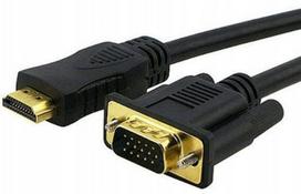 HDMI į VGA kabelis kompiuteriui prijungti prie monitoriaus ar projektoriaus