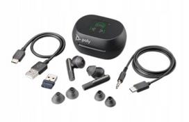 Belaidės Bluetooth ausinės Poly Voyager Free 60+ UC, USB-A