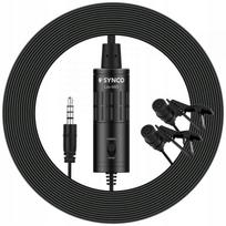 Dvigubas atliekamas mikrofonas Synco Lav-S6D